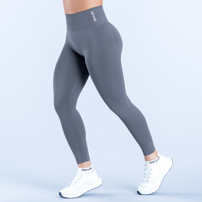 grey dress leggings Women's Intention Leggings 7/8 in Heather Grey size Large