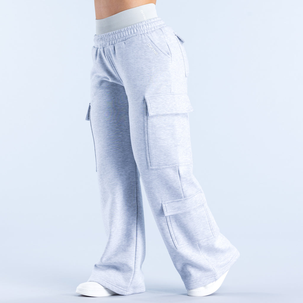 【BOK PLACE】2Way String BB Queen Cargo Wide Jogger TR Pants LETSVDO Women's Baggy Cargo Jogger Jeans High Waisted Wide