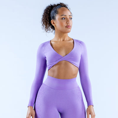 Ignite Twist Front Crop Top