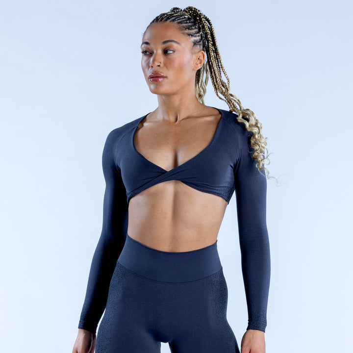 Ignite Twist Front Crop Top