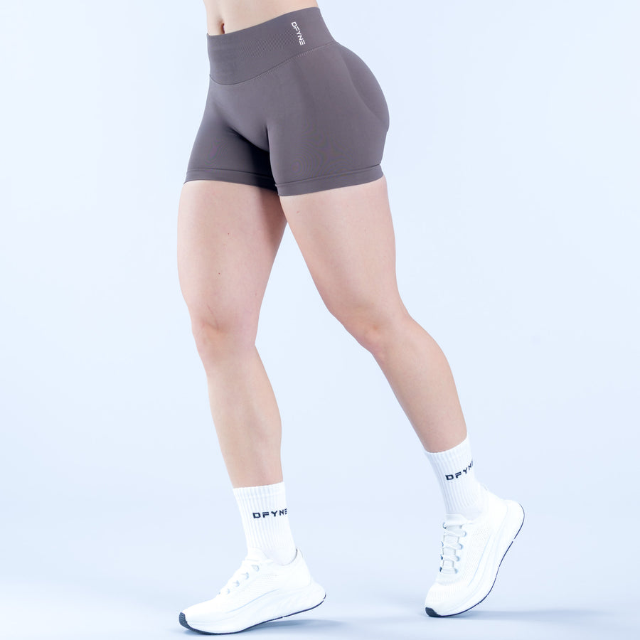 Impact shorts, 4.5 in, dark gray athletic fit with wide stretch waistband