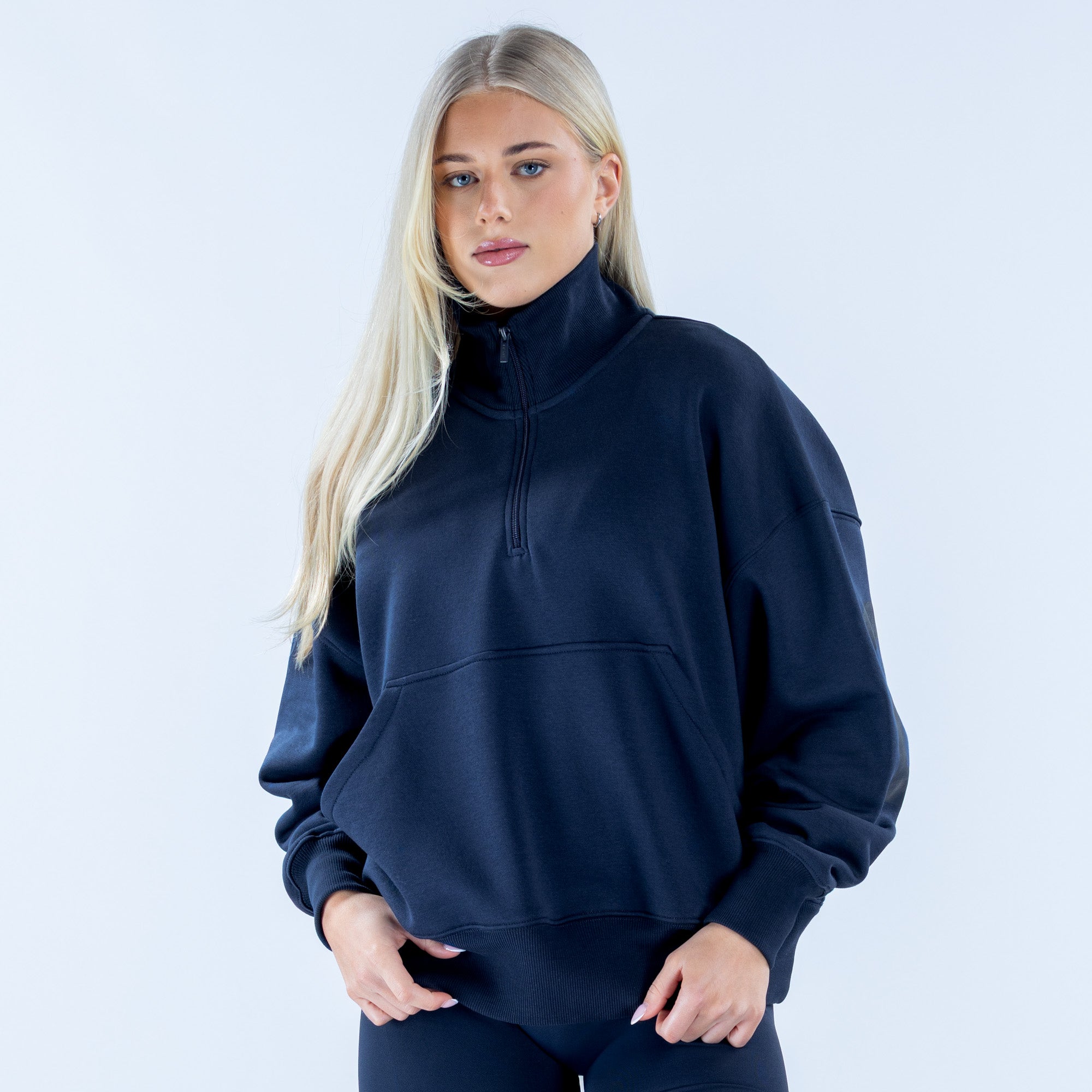 Signature Quarter Zip Sweatshirt – DFYNE