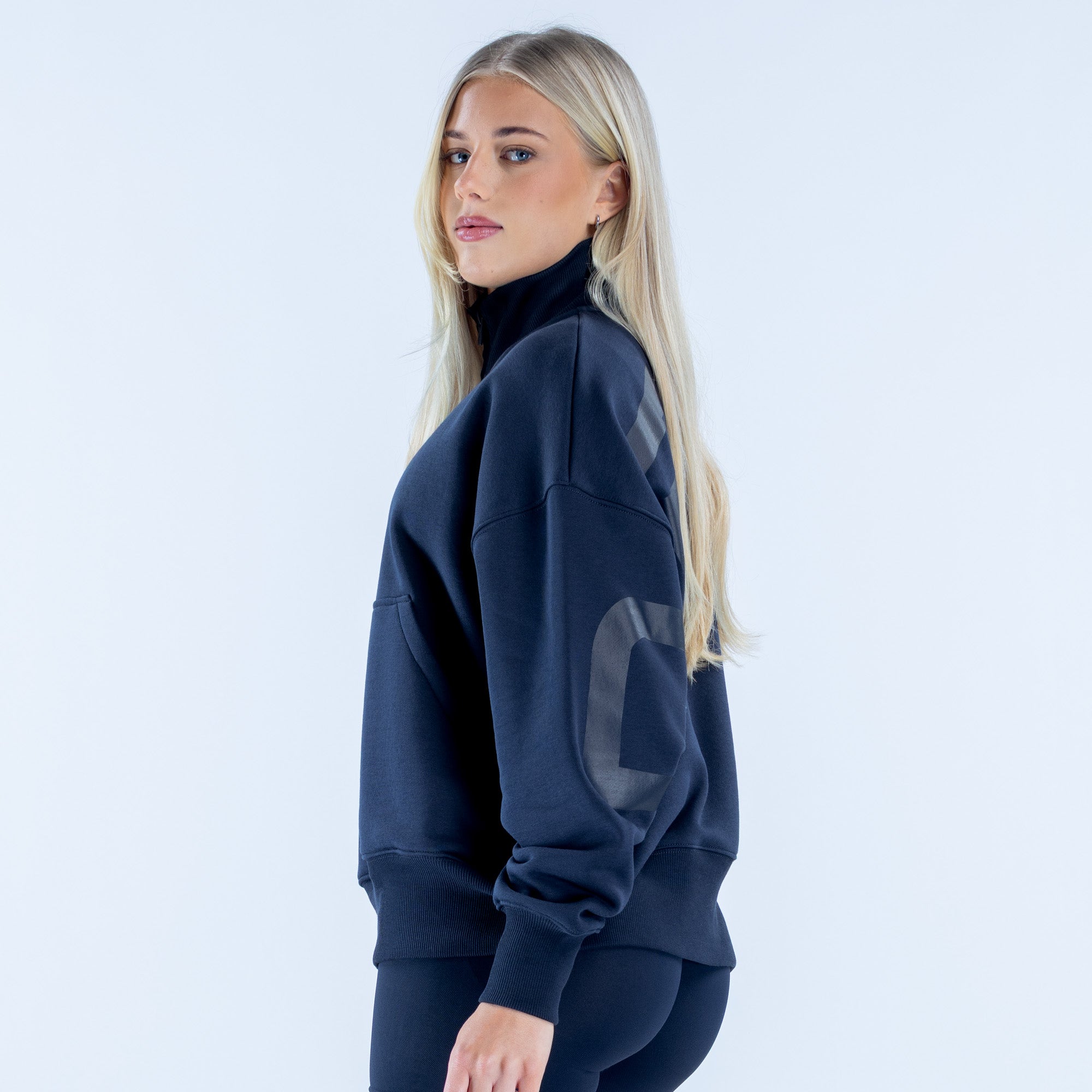 Signature Quarter Zip Sweatshirt – DFYNE