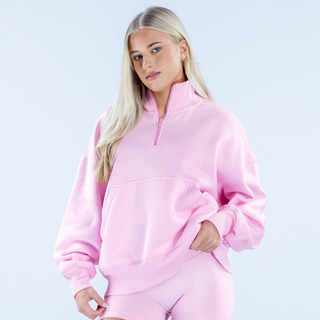 Signature Quarter Zip Sweatshirt – DFYNE