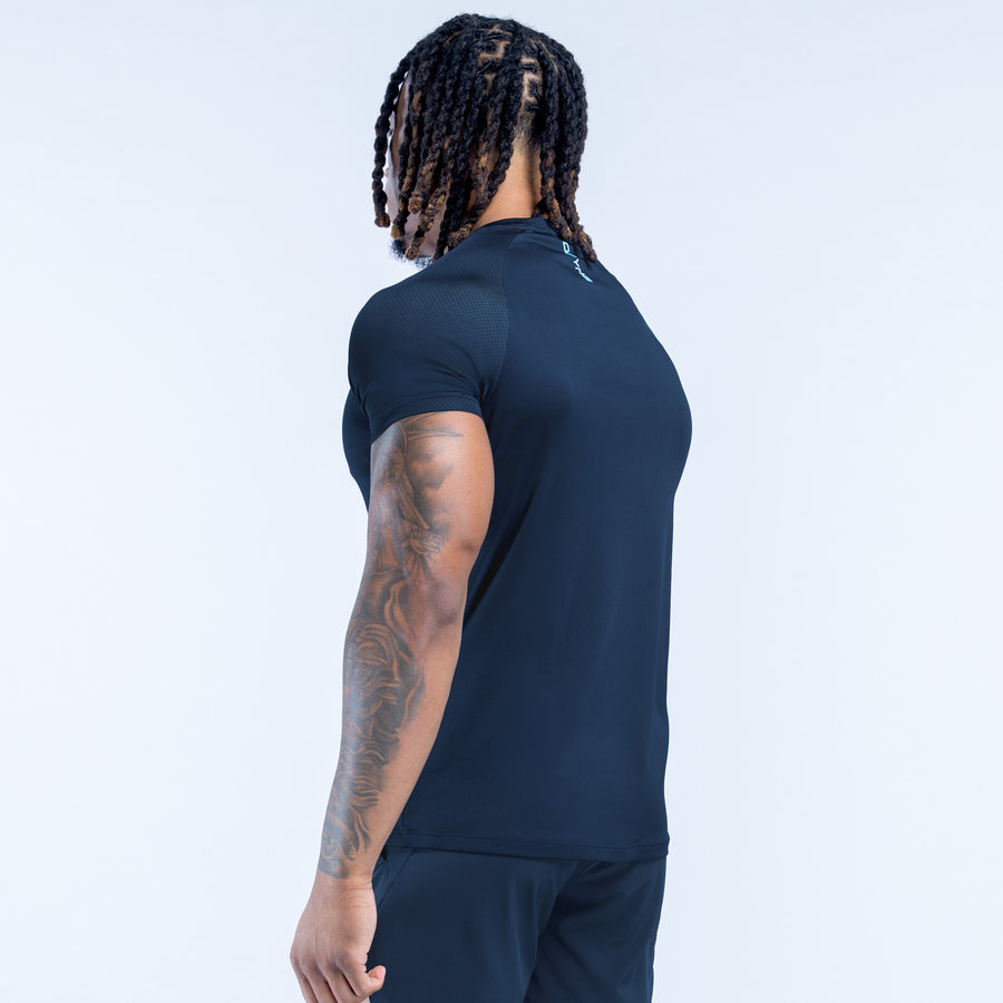 Navy training T-shirt, crew neck, short sleeves, small chest logo